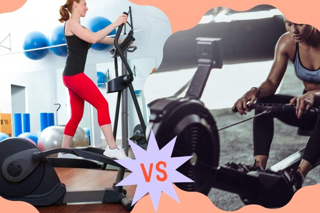 elliptical vs rowing machine