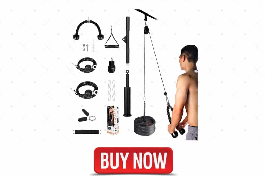 BZK 3 in 1 Fitness LAT and Lift Pulley System Gym
